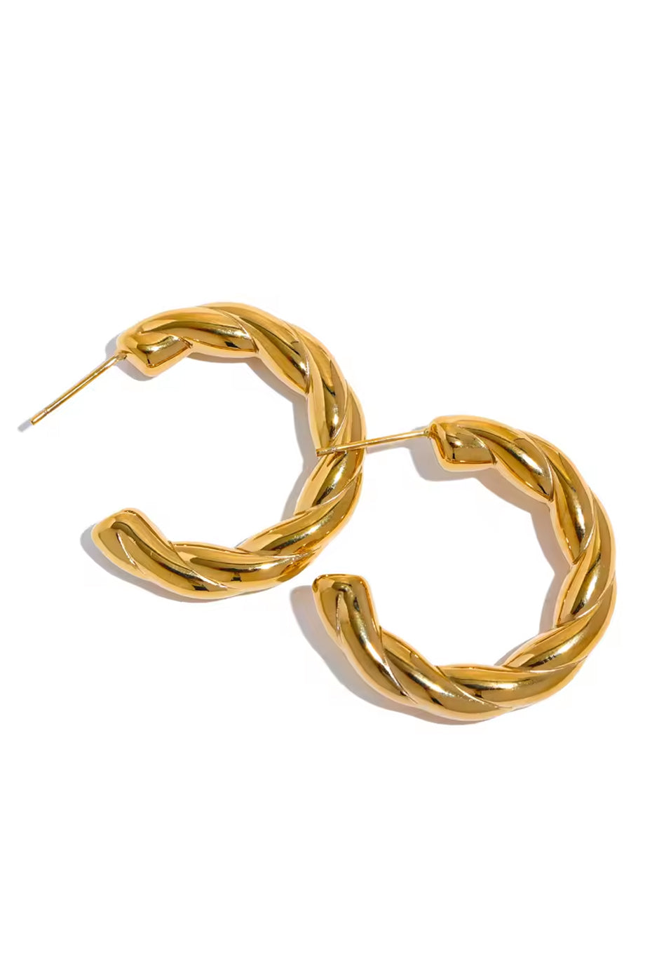 Lunelle Gold Hoop Earrings
