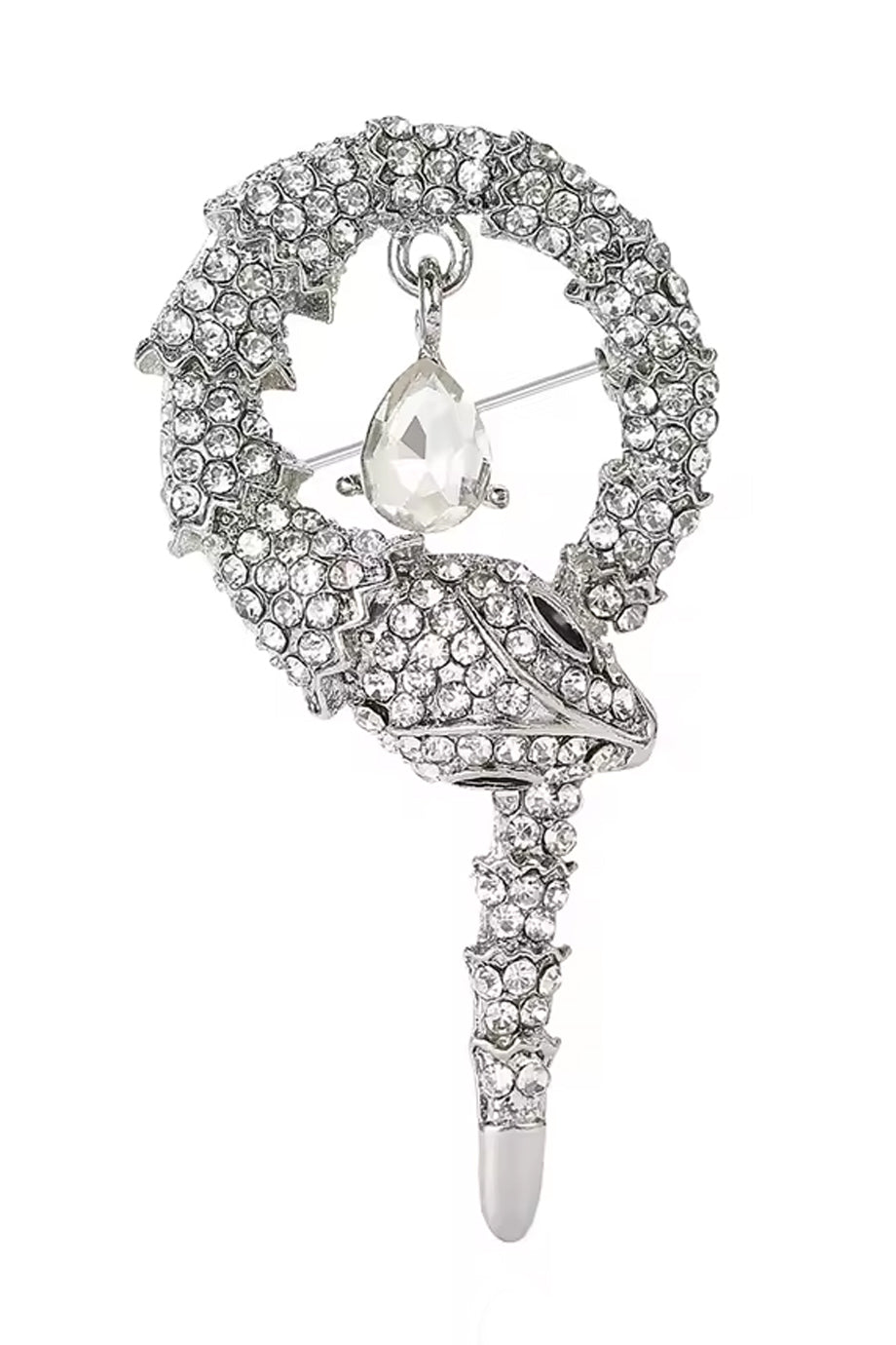 Ophira Καρφίτσα Φίδι με Κρύσταλλα | Καρφίτσες Pins Brooches | Ophira Crystal Snake Brooch