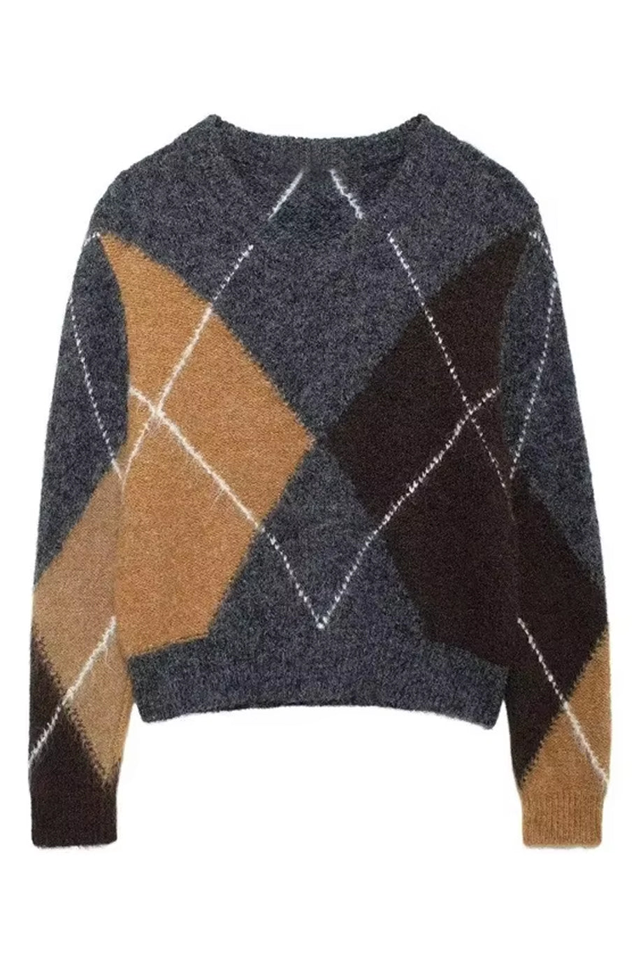 Valour Πουλόβερ με Σχέδια | Πουλόβερ Πλεκτά Knitwear | Valour Printed Sweater