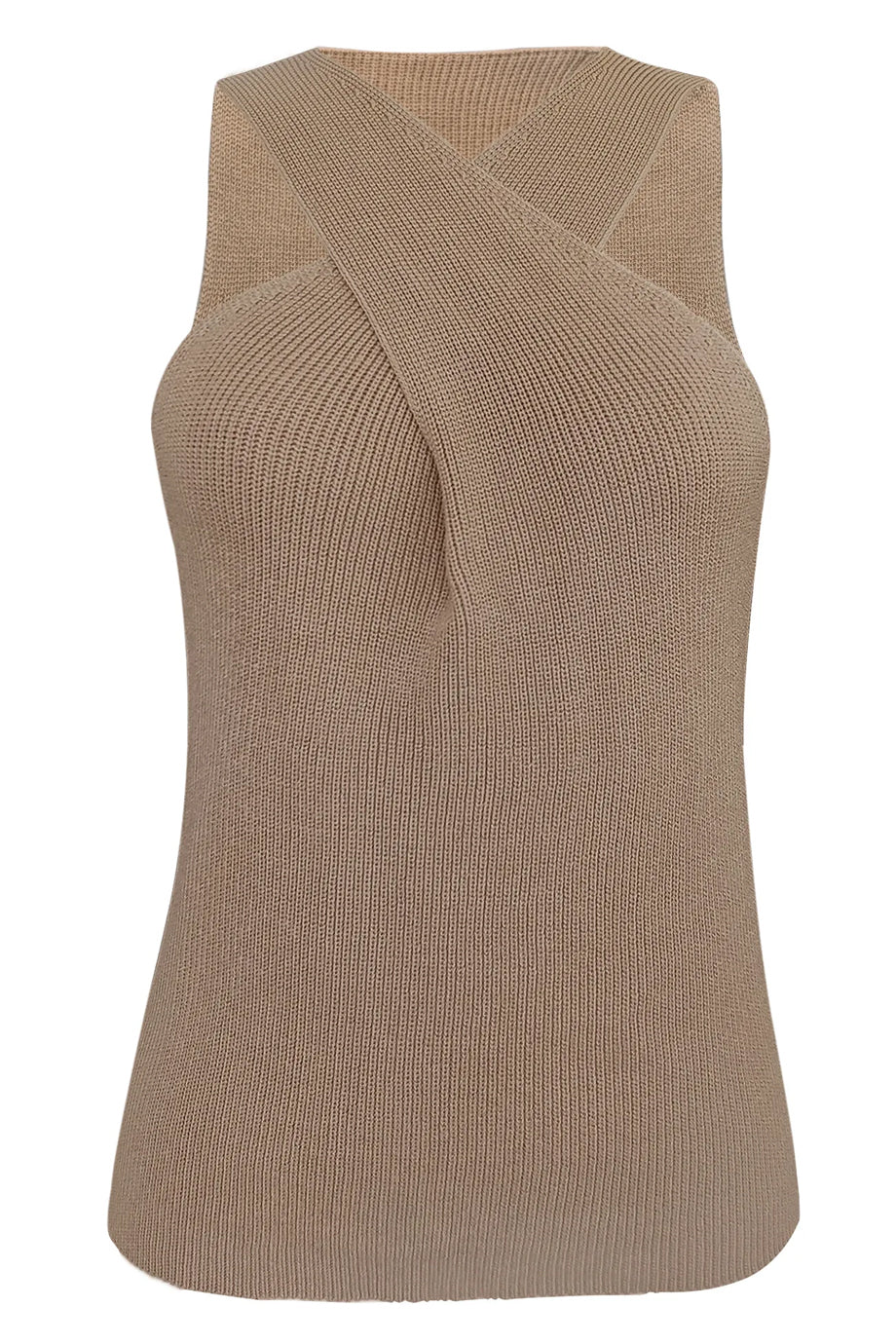 Lyra Πλεκτό Τοπ με Σταυρωτό Ντεκολτέ | Τοπ, Μπλούζες Knits Knitwear|  Lyra Knitted Top with Crossover Neckline