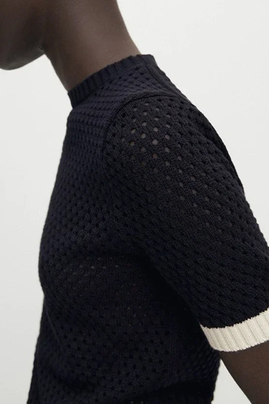 Daphne Πλεκτό Τοπ με Ριπ Λεπτομέρειες | Τοπ, Μπλούζες Knits Knitwear|  Daphne Knit Top with Rib Details