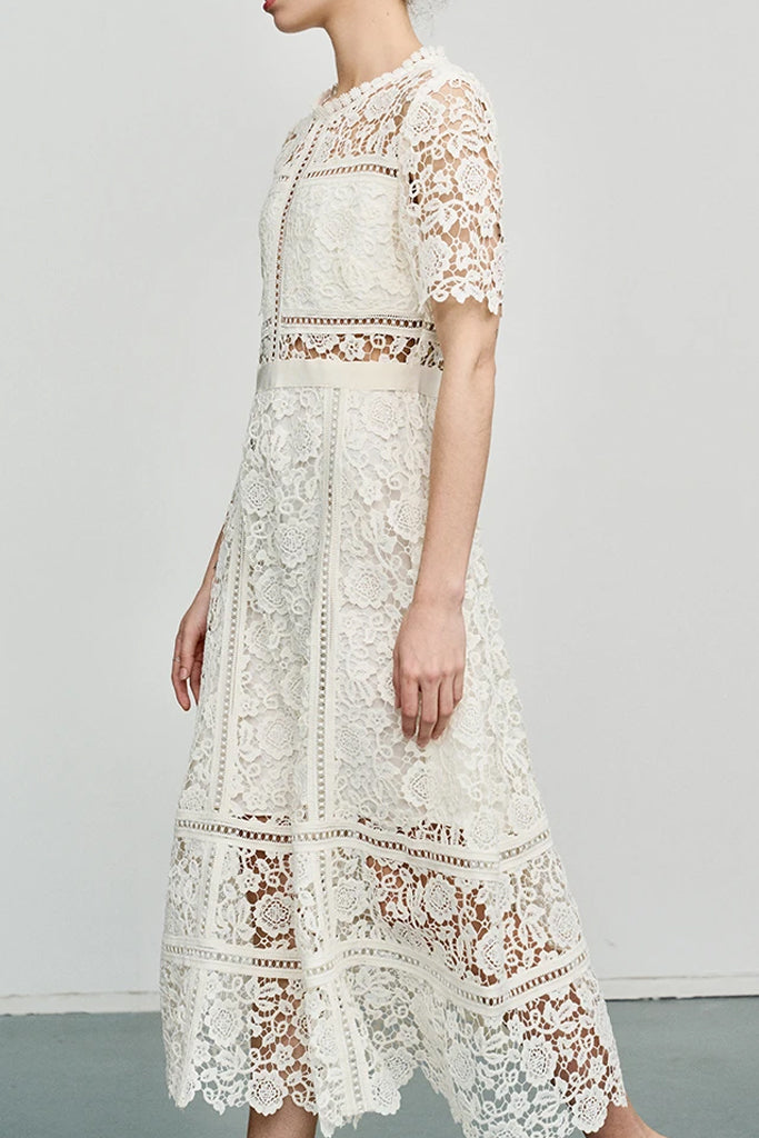 Daffodil Φόρεμα με Δαντέλα | Φορέματα - Dresses | Daffodil Ivory Lace Dress