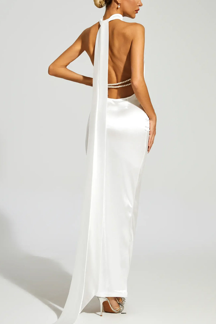 Simone Λευκό Εξώπλατο Φόρεμα  | Φορέματα - Dresses | Simone White Backless Dress