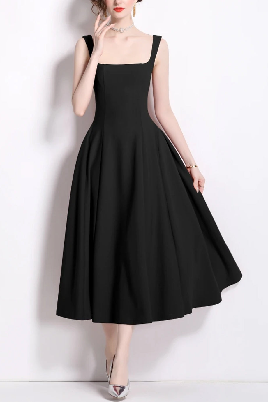 Valentia Μίντι Φόρεμα με Τιράντες | Φορέματα - Dresses | Carleta Midi Dress