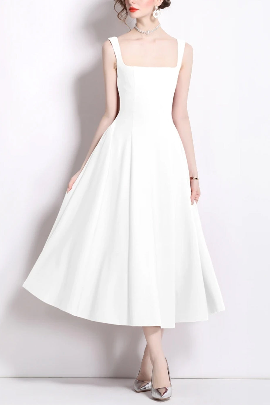 Valentia Μίντι Φόρεμα με Τιράντες | Φορέματα - Dresses | Carleta Midi Dress