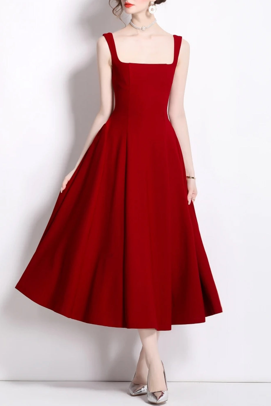 Valentia Μίντι Φόρεμα με Τιράντες | Φορέματα - Dresses | Carleta Midi Dress