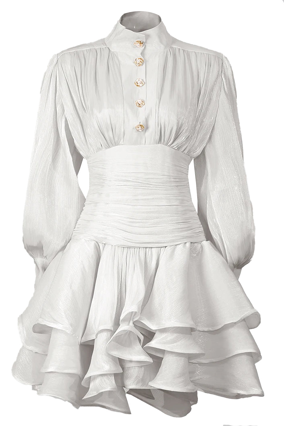 Virelle Φόρεμα με Βολάν | Βραδινά Φορέματα Evening Dresses | Virelle Flared Mini Dress