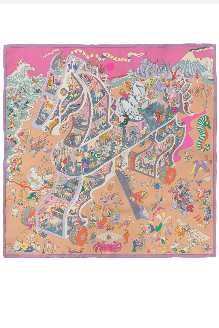 Odyssey Tales Εμπριμέ Μεταξωτό Φουλάρι | Φουλάρια Scarves | Odyssey Tales Multicolor Printed Silk Scarf