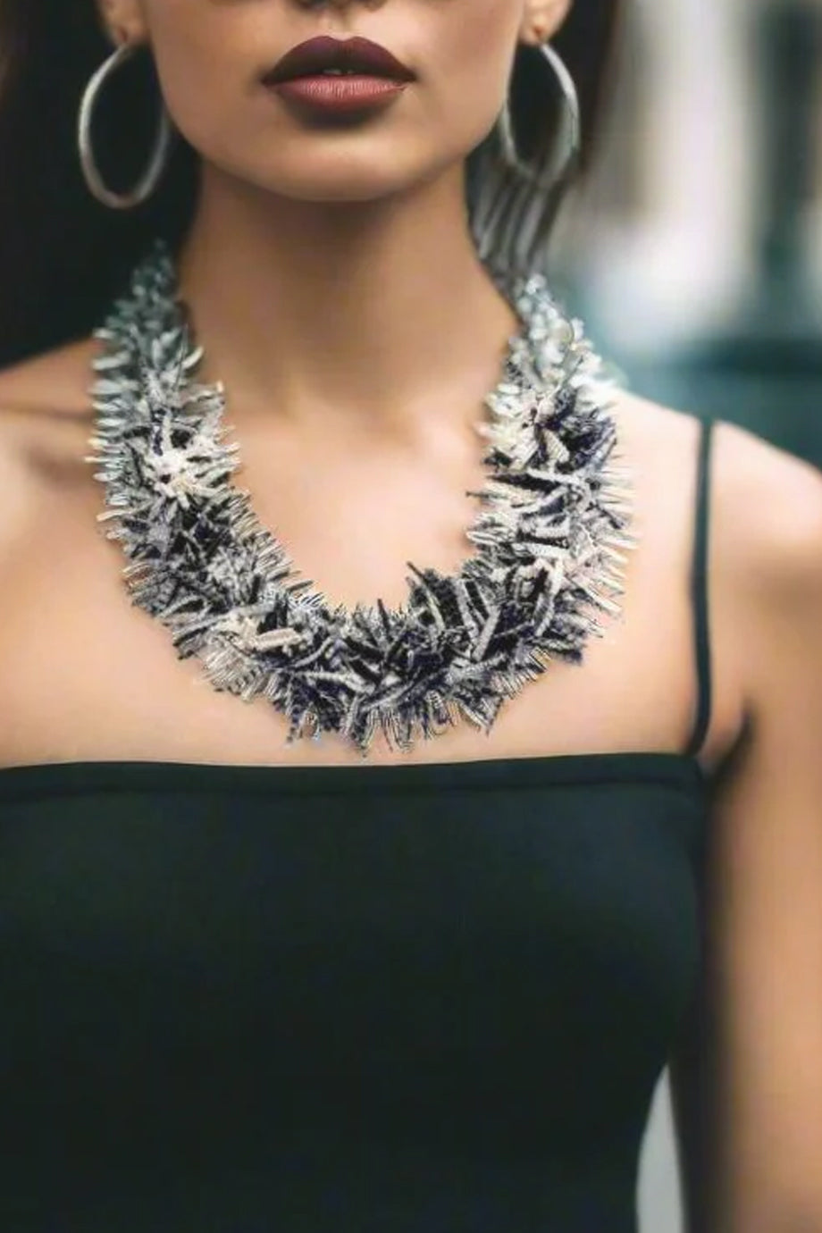 Twist It Κόκκινο Υφασμάτινο Κολιέ - Alexandra Tsoukala | Κοσμήματα - Κολιέ - Necklace | Twist It Red Satin Necklace