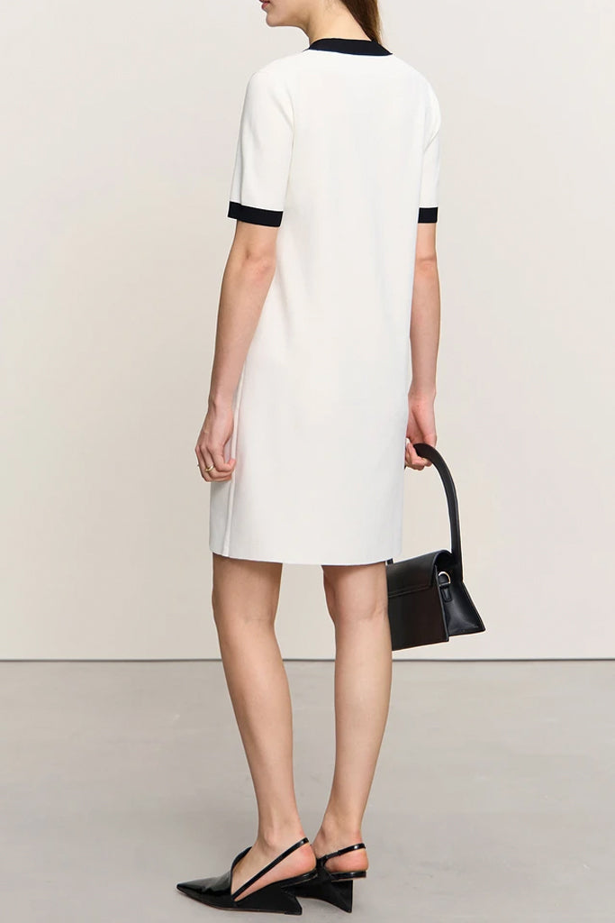 Retria Λευκό Μίνι Φόρεμα | Φορέματα - Dresses | Retria White Mini Knit Dress