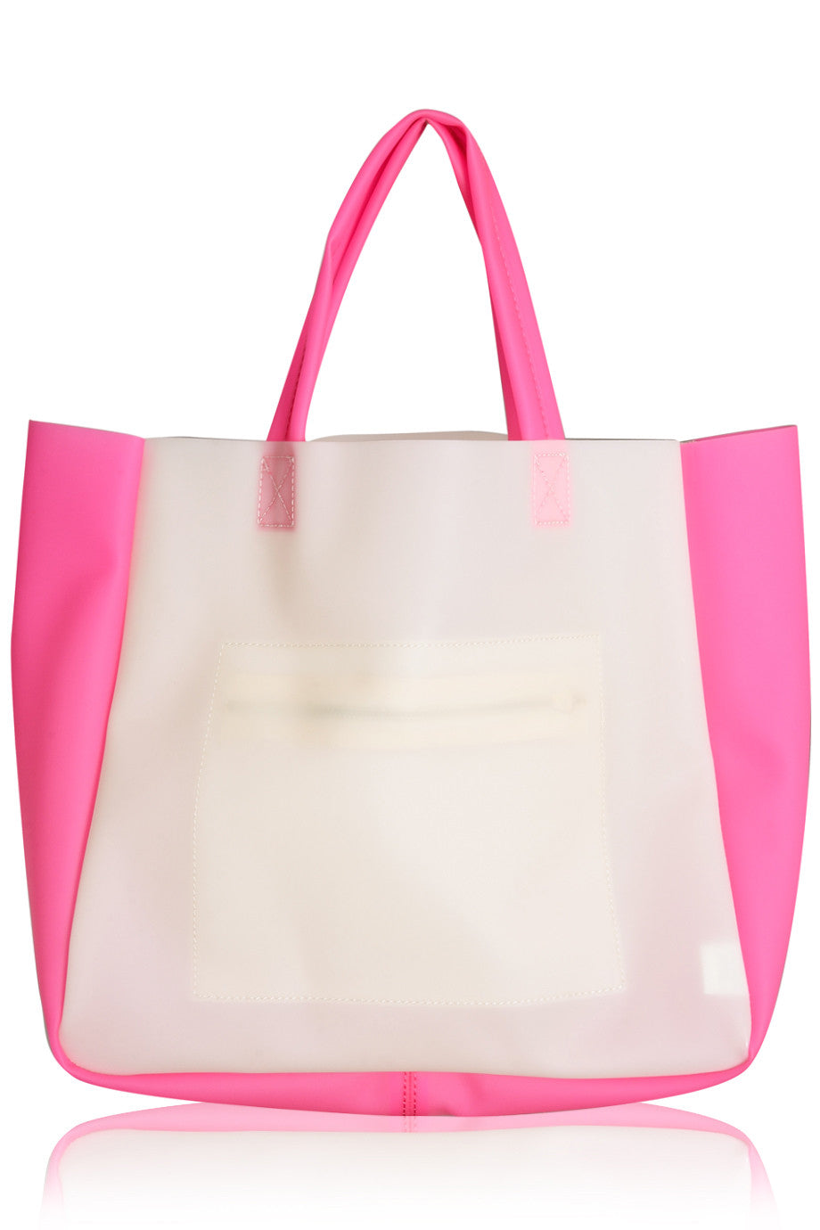 RIKKI Neon Pink Phosphorescent Bag