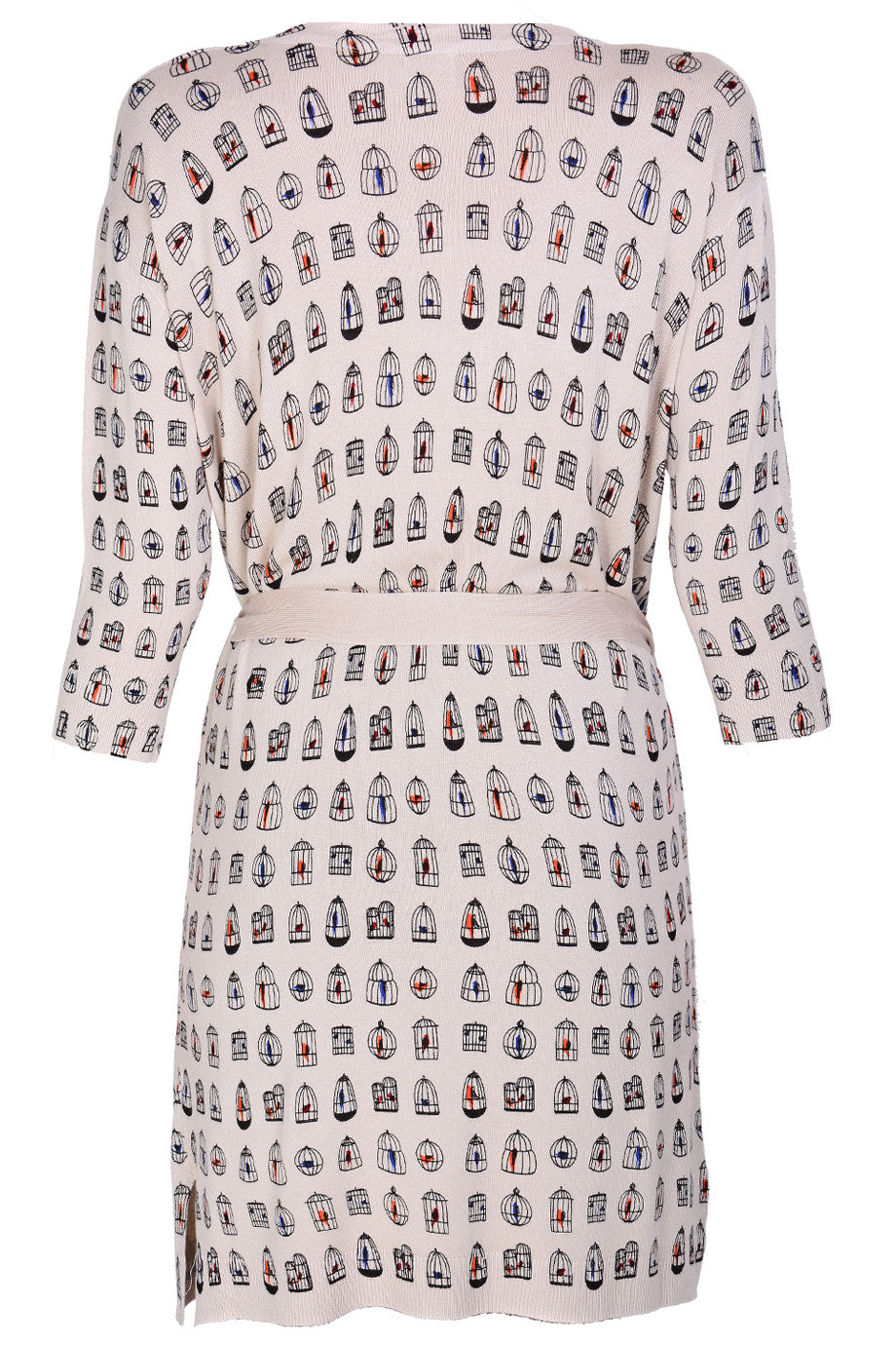 Μπεζ Φόρεμα με Σχέδια | Φορέματα - Miss Jolie London 